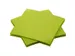 Servet 20x20cm BIO Dunisoft 1/4 vouw kiwi 2880 stuks