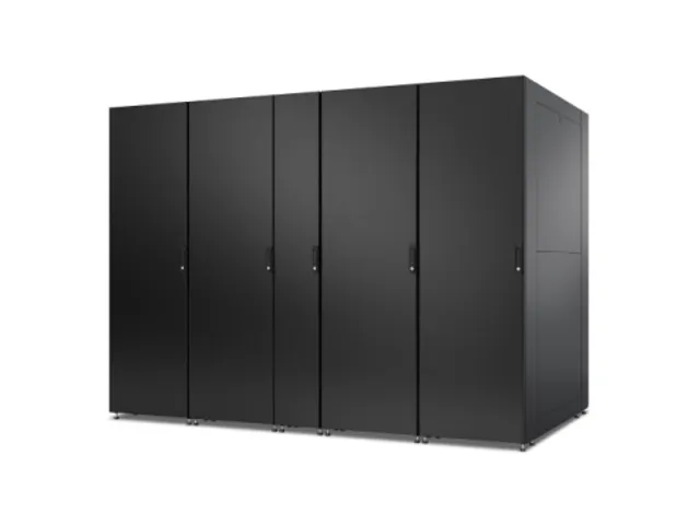 Insluitadapter voor Easy rack, achterzijde, 42U, zwart, 800mm breed