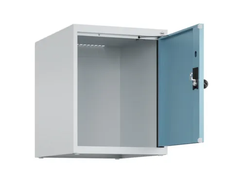 opzetkast,v. locker,1vak.,vak B 400mm,HxBxD 500x400x500mm,draaigrendel