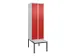 locker voor scheiding van kleding,HxBxD 2120x600x815mm,2vak
