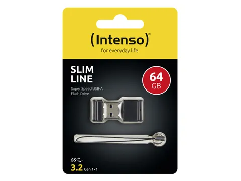 Intenso Usb Stick 3.0 64gb Zwart Slim