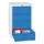 ladekast 800x500x600mm 4laden cilinderslot RAL7035 front RAL5012