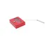 Q-Connect noodsleutelkast 12x4x15cm rood voor 1 sleutel