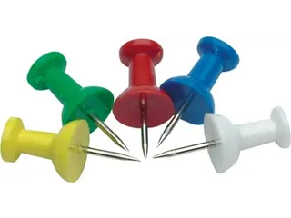 Prikbordspelden Push Pins 25 Stuks Assorti - 3