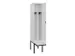 locker voor scheiding van kleding,HxBxD 2120x400x815mm,1vak