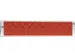 Etiquette enfichable 27x76mm Plastique Orange Transparent