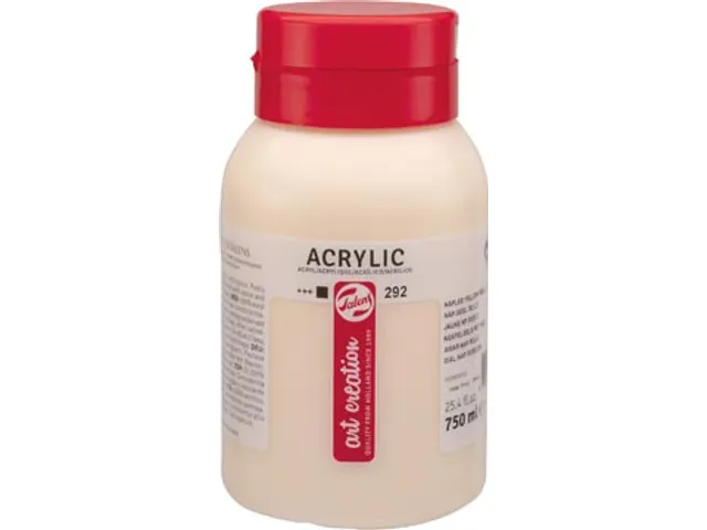 Art Creation acrylverf 750 ml napelsgeel