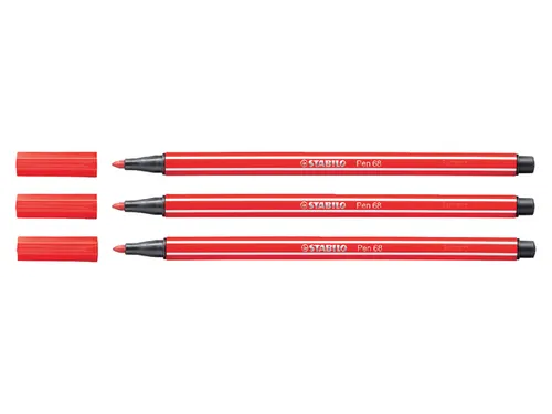 Viltstift STABILO Pen 68/48 medium karmijnrood