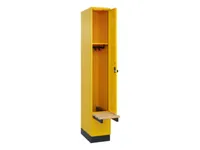 Armoires vestiaires avec banc