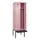 locker met bank,voor scheiding van kleding,HxBxD 2120x600x815mm,2vak