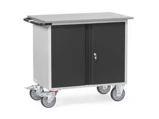 Werkplaatswagens Van Staalplaat 2456 Ral7035 Front Ral7016 - 1