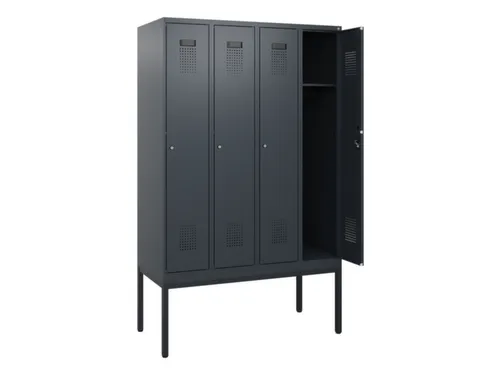 schoollocker,HxBxD 1950x1200x500mm,4vak,vak B 300mm,cil.-slot