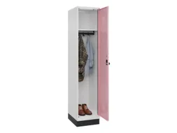 locker,HxBxD 1950x400x500mm,1vak,vak B 400mm,draaigrendel,sokkel