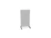 Cloison de séparation 1545x800mm roulettes chromé/MP-gris clair