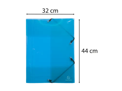 Exacompta A3 Elastomap Crystal Colours Assorti