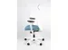 Chaise de bureau Linea Tekna White 01/PT bleu clair/blanc
