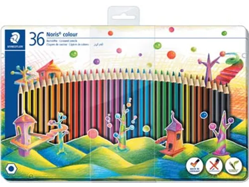 Staedler kleurpotloden Noris Colour metalen doos 36 stuks
