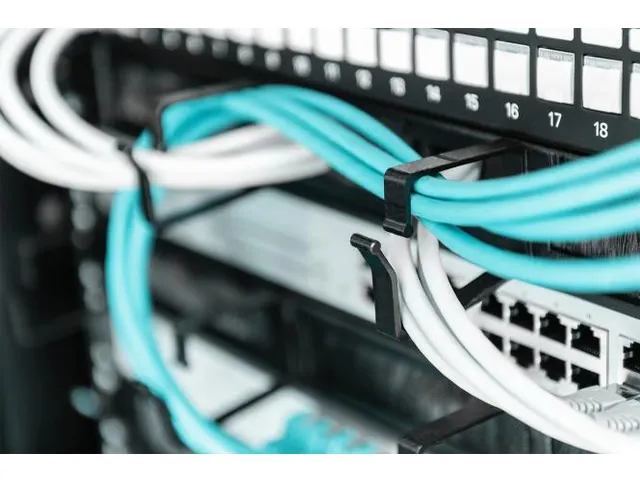 1U-paneel voor kabelbeheer met borstelstrips voor 19'' (483mm) kasten