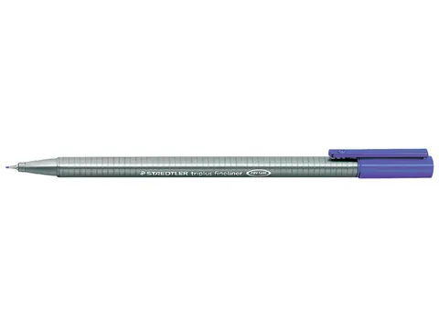 Fineliner Staedtler Triplus 334 blauw 0.3mm