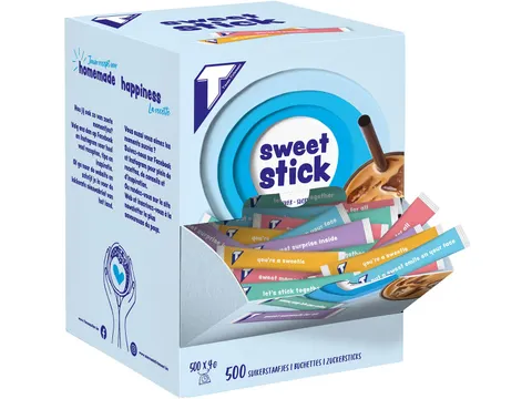 Suikersticks Kristalsuiker 4 Gram Doos 500 Stuks