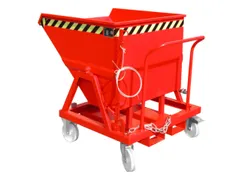 Kiepbak voor spaanders,0,4m³,draagverm. 1000kg,wielen,vorksloffen