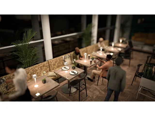 Securit Tafellamp Georgina LED Wit oplaadbaar USB dimbaar