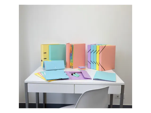 Pochette trieur carte multicolore 12 compartiments Aquarel - 34x24,5cm