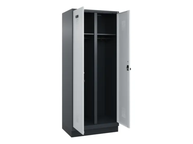 locker voor scheiding van kleding,HxBxD 1950x800x500mm,2vak