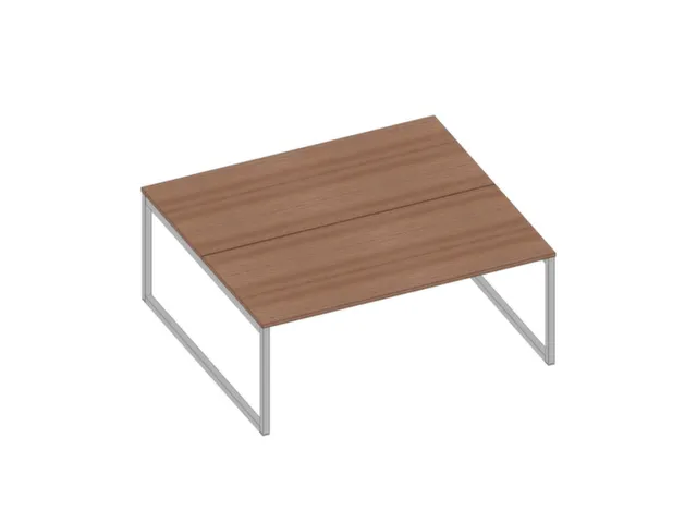 benchtafel,HxBxD 730x1800x1600mm,blad canaletto-hout