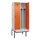 locker met bank,voor scheiding van kleding,HxBxD 2120x800x815mm,2vak