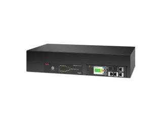APC AP4424A - Automatic Transfer Switch, (16x) C13 + (2x) C19, 7680W, - 3