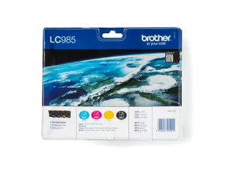Brother LC-985 Valuepack Inktcartridge Zwart & Kleur Set - 2
