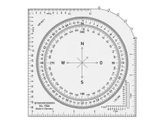 Kaarthoekmeter Standardgraph volledige cirkel gradenboog
