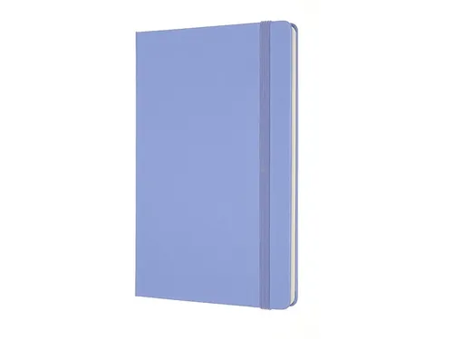 Notitieboek Moleskine large 130x210mm blanco hard cover hydrangea blue