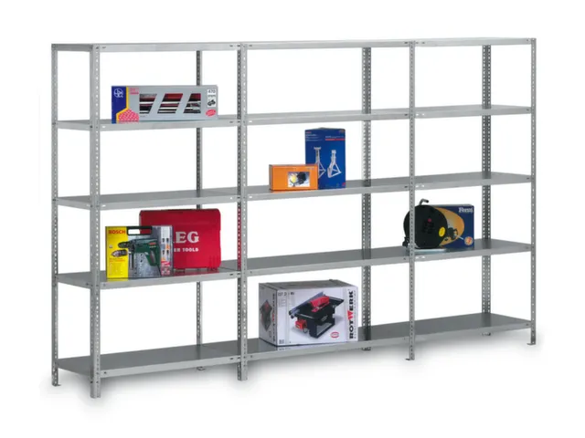 magazijnstelling,grondveld,HxBxD 2000x1000x600mm,vaklast 200kg