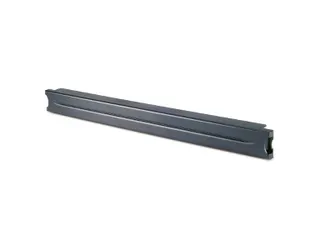 1U 19 inch zwart modulair gereedschapsloos luchtstroombeheer blind pan - 1