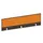 baliepaneel bureau aanbouw achter NV bruin hickory BN3005-geel 1600mm