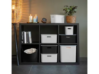 Sigma Home cube box 12,5L zwart - 31,3x31,3x15,7cm - 8