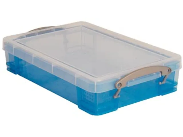 Opbergdoos 4 Liter Transparant Blauw Useful