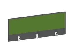 baliepaneel bureau aanbouw achter MS-donkergrijs BN7048-groen 1200mm