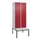 locker voor scheiding van kleding,HxBxD 2120x800x815mm,2vak