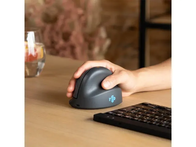 Verticale muis R-Go HE Basic Medium Rechts draadloos Bluetooth