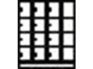 Vakkenkast Vensterdeuren 1518x1230x500mm 16 Vakken 300mm Klinksluiting - 2