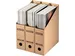 Premium tijdschrifthouder bruin