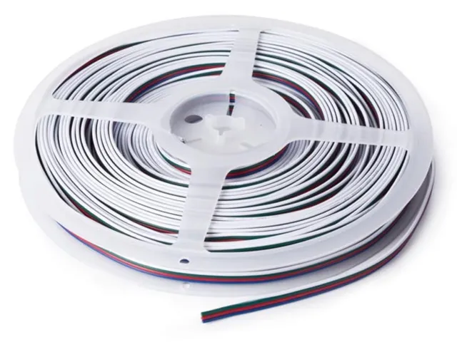 RGB-Kabel Voor Ledstrips - 4-Aderig - 25m (4 x 0.33mm²)