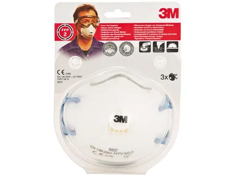 Fijnstofmasker Ffp2 Cup Uitademventiel Blister 3 Stuks