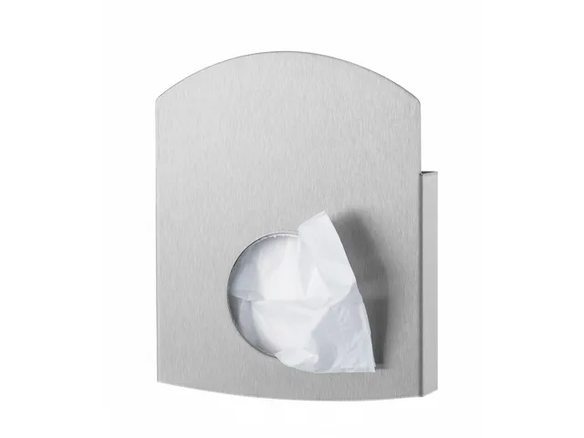 Hygiënezakjesdispenser RVS anti-fingerprint coating