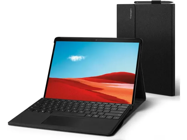 Spigen Stand Folio Microsoft Surface Pro 11 Pro 10 Pro 9 Pro 8 Hoes