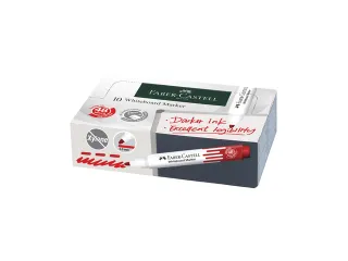 Whiteboardmarker Faber-Castell rood - 3