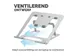 Laptopstandaard Fellowes Alumia zilver